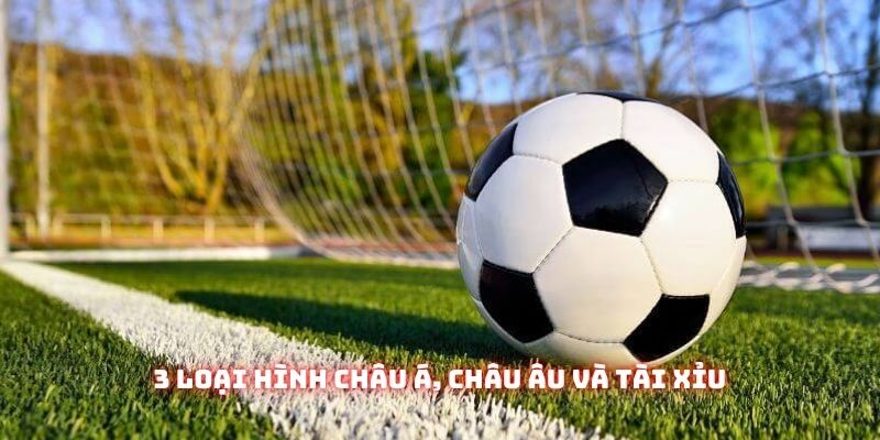 3 loại hình châu Á, châu Âu và Tài xỉu